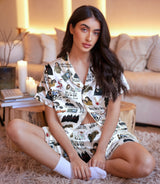 Vampire Romance satin pajama set view 6