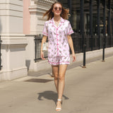 Classic Cartoon satin pajama set view 8