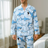 Shark thick pajama set view 7