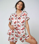 Spooky Christmas satin pajama set view 3