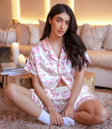 Axolotl satin pajama set view 6