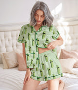 Pickle satin pajama set view 5