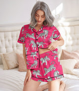 Tiger satin pajama set view 5