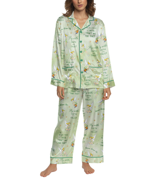 Neverland Fantasy women's satin pajama set