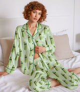 Pickle satin pajama set view 7