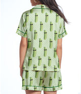 Pickle satin pajama set view 2