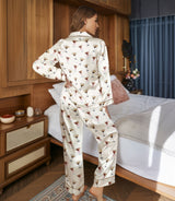 Martini satin pajama set view 4