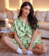 Pickle satin pajama set view 6