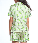 Pickle satin pajama set view 2