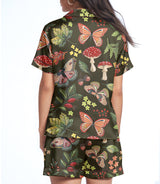 Butterfly satin pajama set view 2
