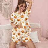 Magical Moving Castle satin pajama set view 5