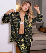 Winged Warrior satin pajama set view 6