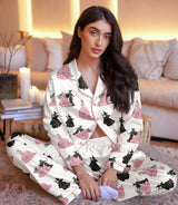 Emerald Witch Musical satin pajama set view 5