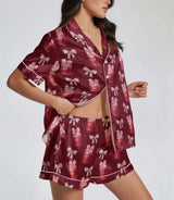 Cherry Soda Pop satin pajama set view 4