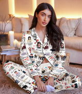 Besties Sitcom satin pajama set view 5