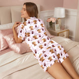 Cherry Soda Pop satin pajama set view 6