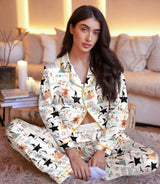 Revolution Musical satin pajama set view 5
