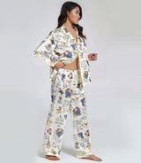 Enchanted Rose Romance satin pajama set view 3