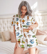 Brainrot satin pajama set view 5