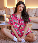 Tiger satin pajama set view 6