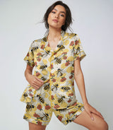 Bee satin pajama set view 3