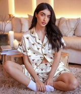 Martini satin pajama set view 6