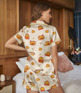 Magical Moving Castle satin pajama set view 7